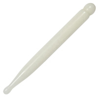 Jade Stone ,Probe,Pen Shaped with tip,120mm,Color White